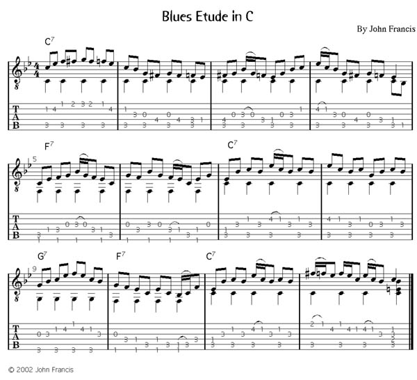Blues Etude C